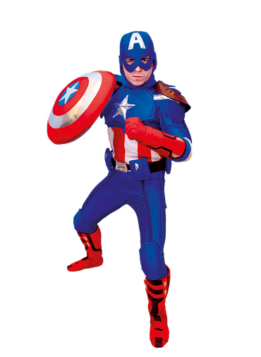 Аниматор супергерой Капитан Америка