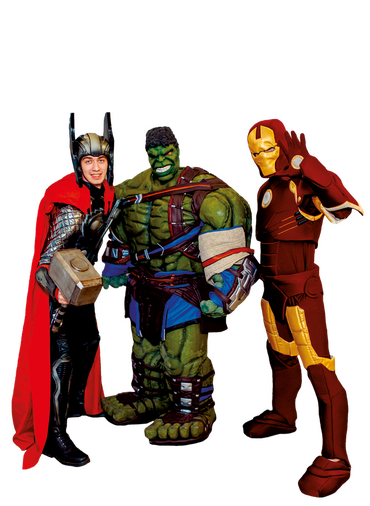 Команда Мстители: Тор, Железный челоек и Халк